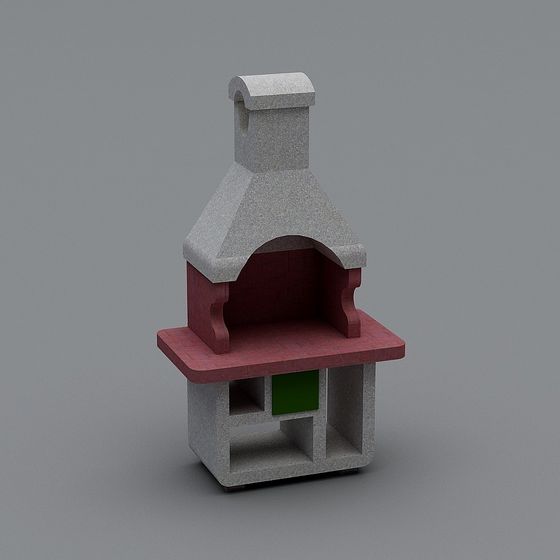 Rustic Oven 3D model