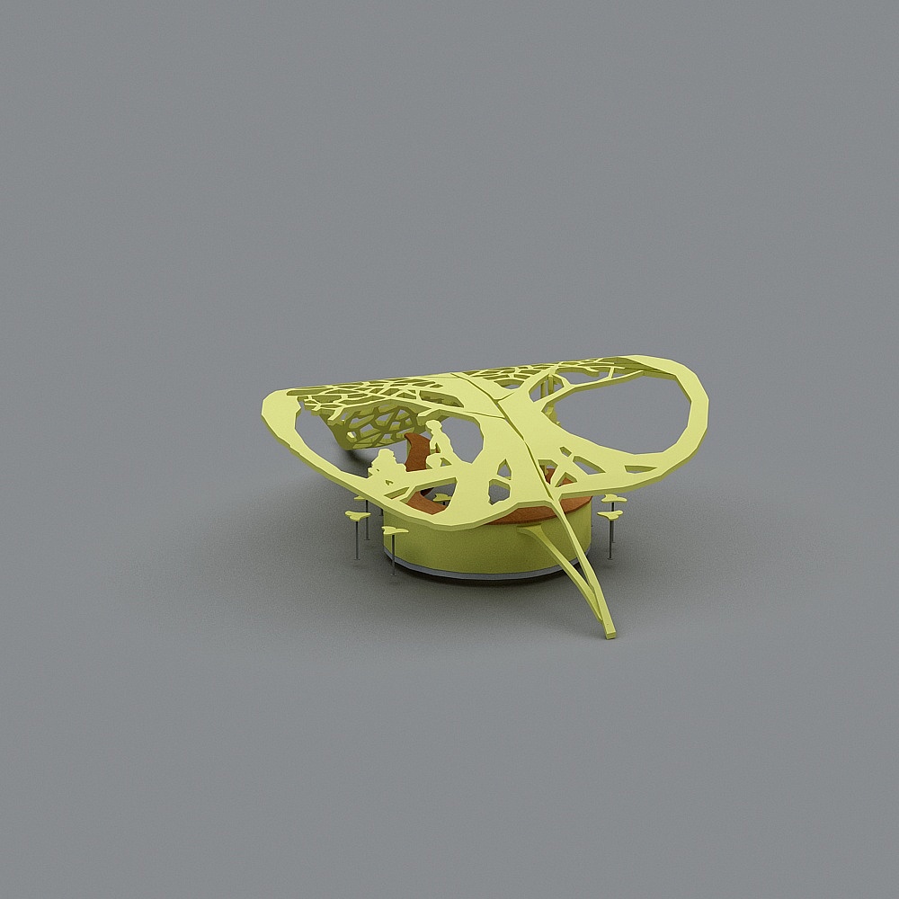 Leaf veranda structure