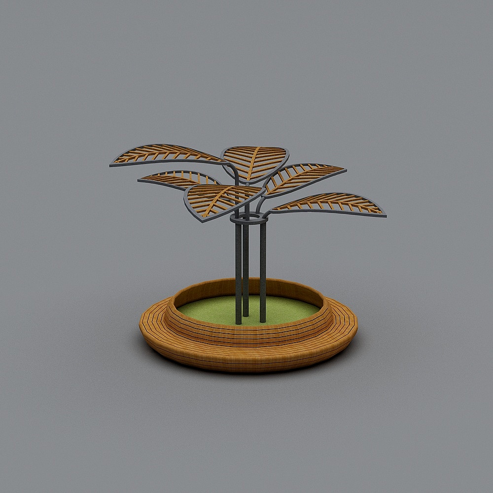 Leaf veranda structure