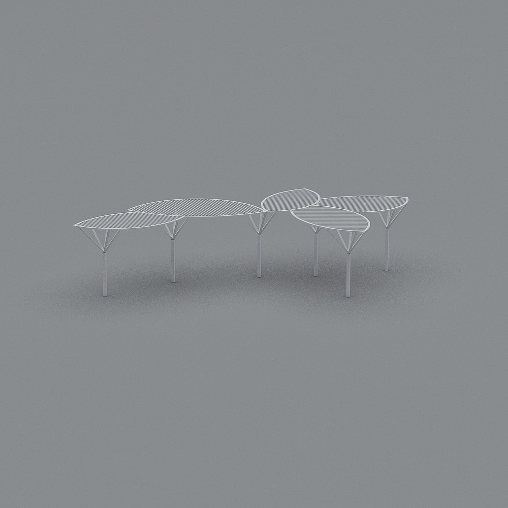 Futuristic Wings 3D model