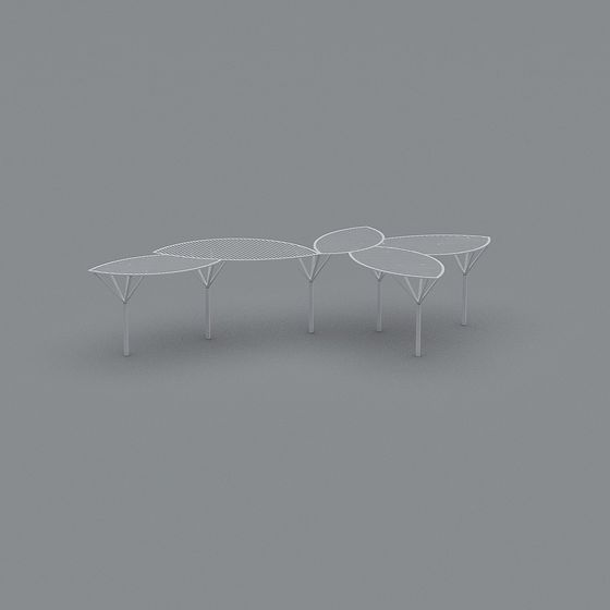 Futuristic Wings 3D model