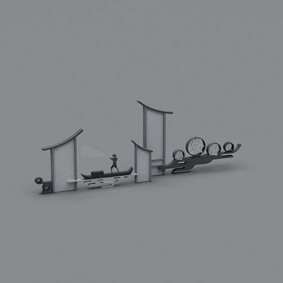 Ancient Charm Bridge 3D model