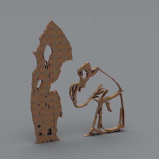 Ruins of Love 3D model - Unique Low Poly Art