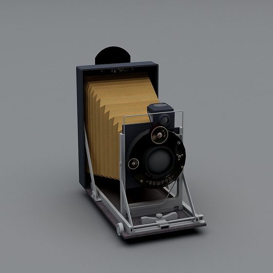 Vintage Antique Camera 3D model