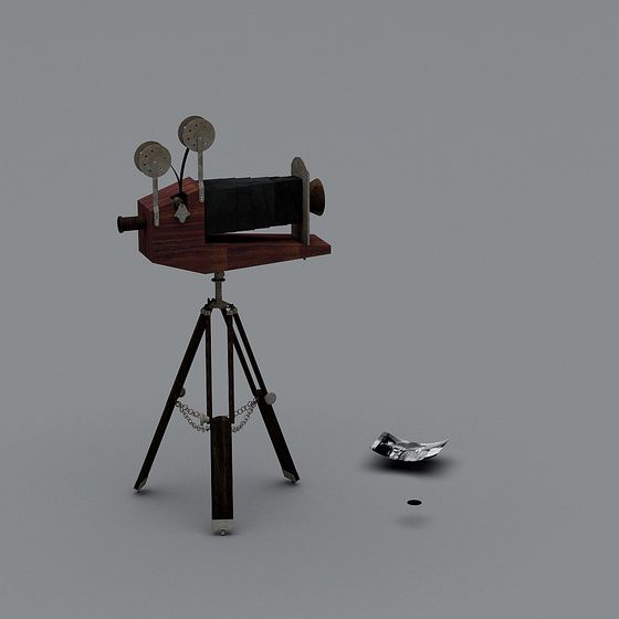 Vintage Camera 3D model for Creative Design