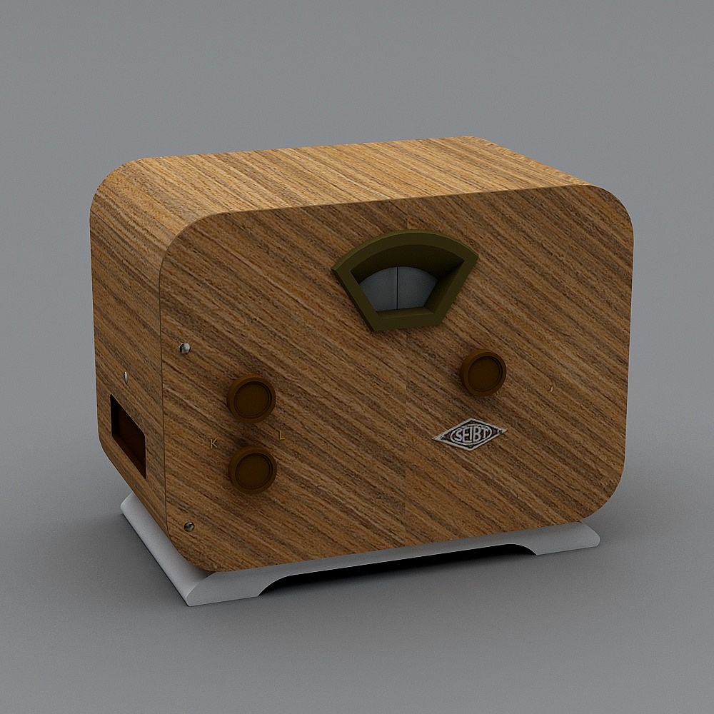 Nostalgic Radio 3D model