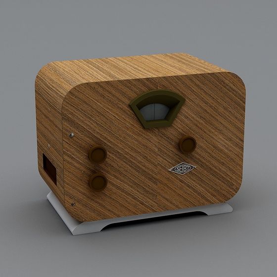 Vintage Radio 3D model for Creative Projects