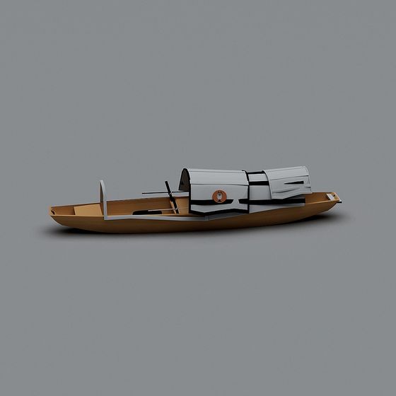 Water Boat 3D model for Creative Design
