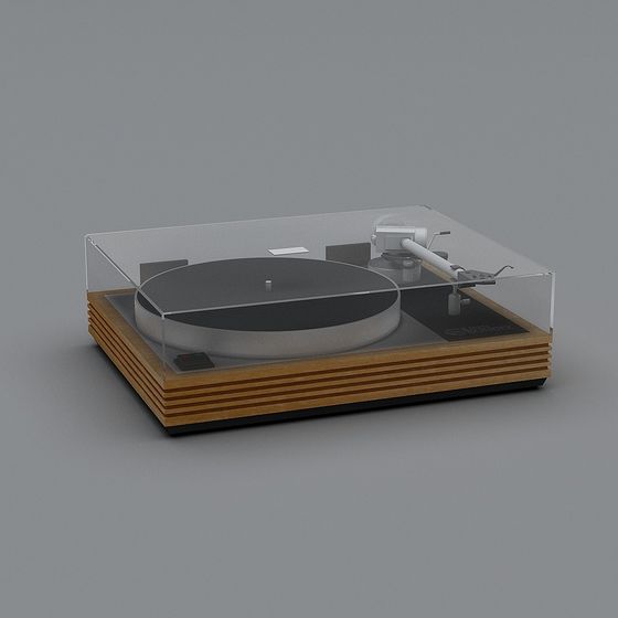 Sophisticated Turntable 3D model for Creative Projects