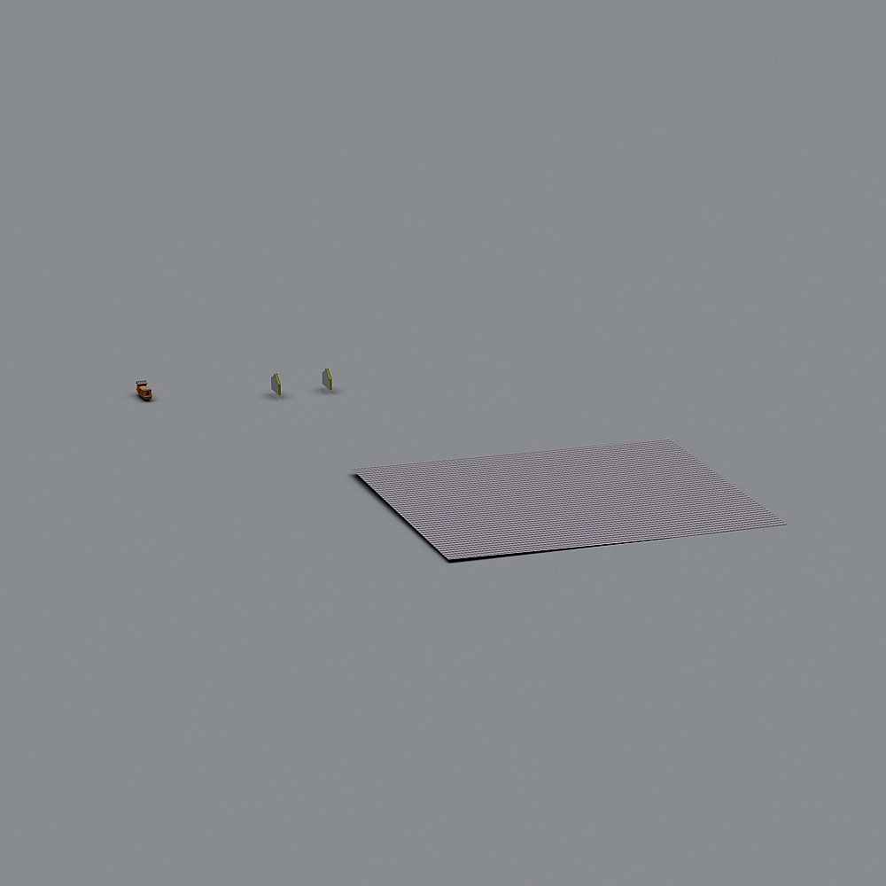Minimalist Terrace 3D model