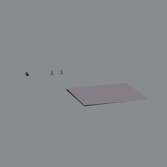 Minimalist Terrace 3D model