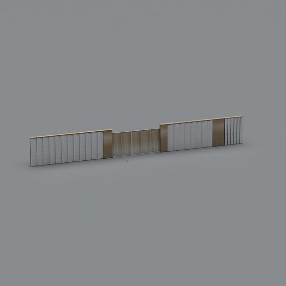 Stylish Low Poly Wall Panel 3D model