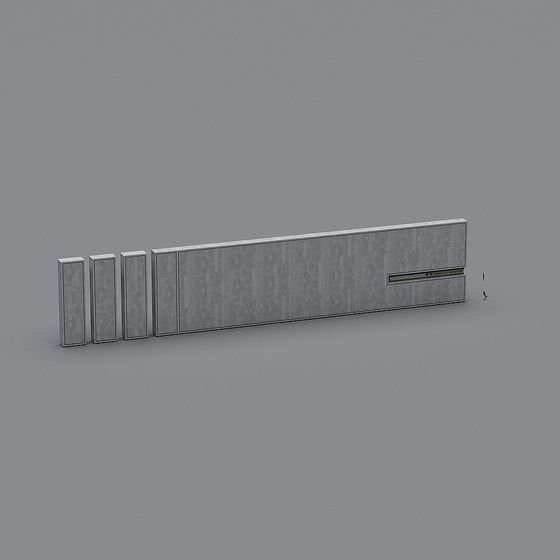 Stylish Concrete Vent 3D model for Creative Projects