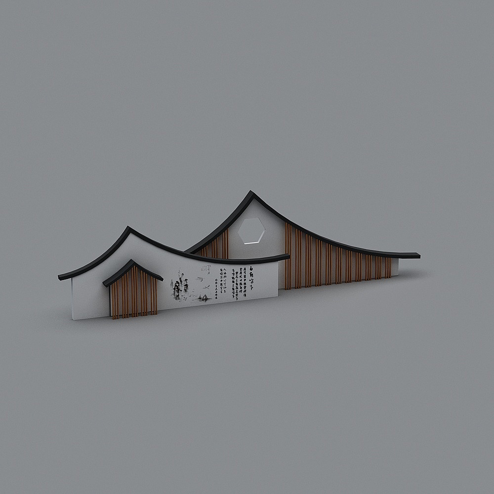 Oriental Elegance Pavilion 3D model