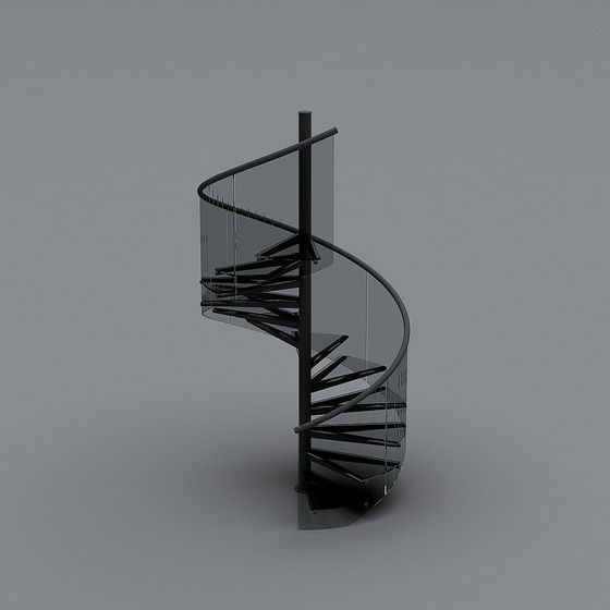 Modern Spiral Staircase 3D model