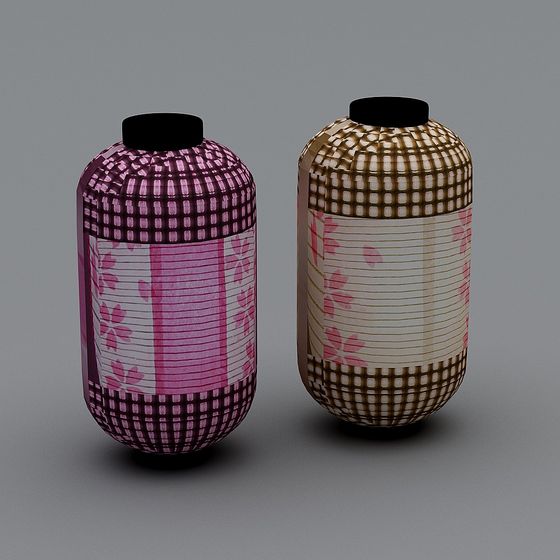 Charming Paper Lantern 3D Model for Modern Designs