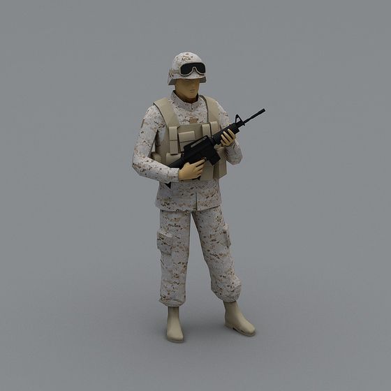 Desert Sentinel 3D Model