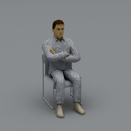 Confident Man 3D model for Creative Projects