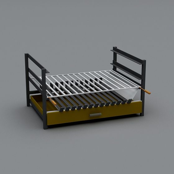 Stylish 3D Model Bed Frame for Modern Spaces