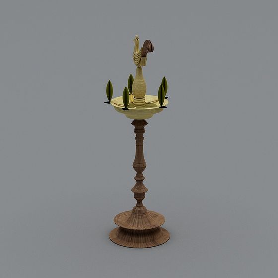 Ancient Charm Candle Holder 3D model