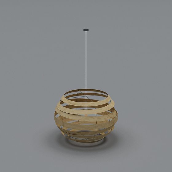 Unique Low Poly 3D Lighting Fixture Model