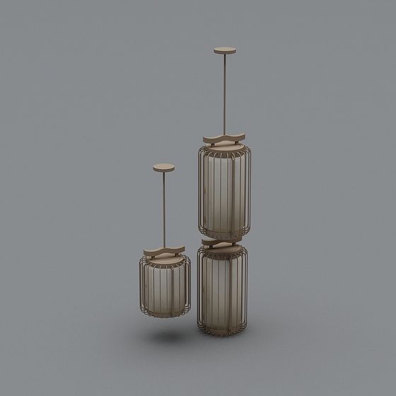 Low-Poly Stylish Lighting 3D model