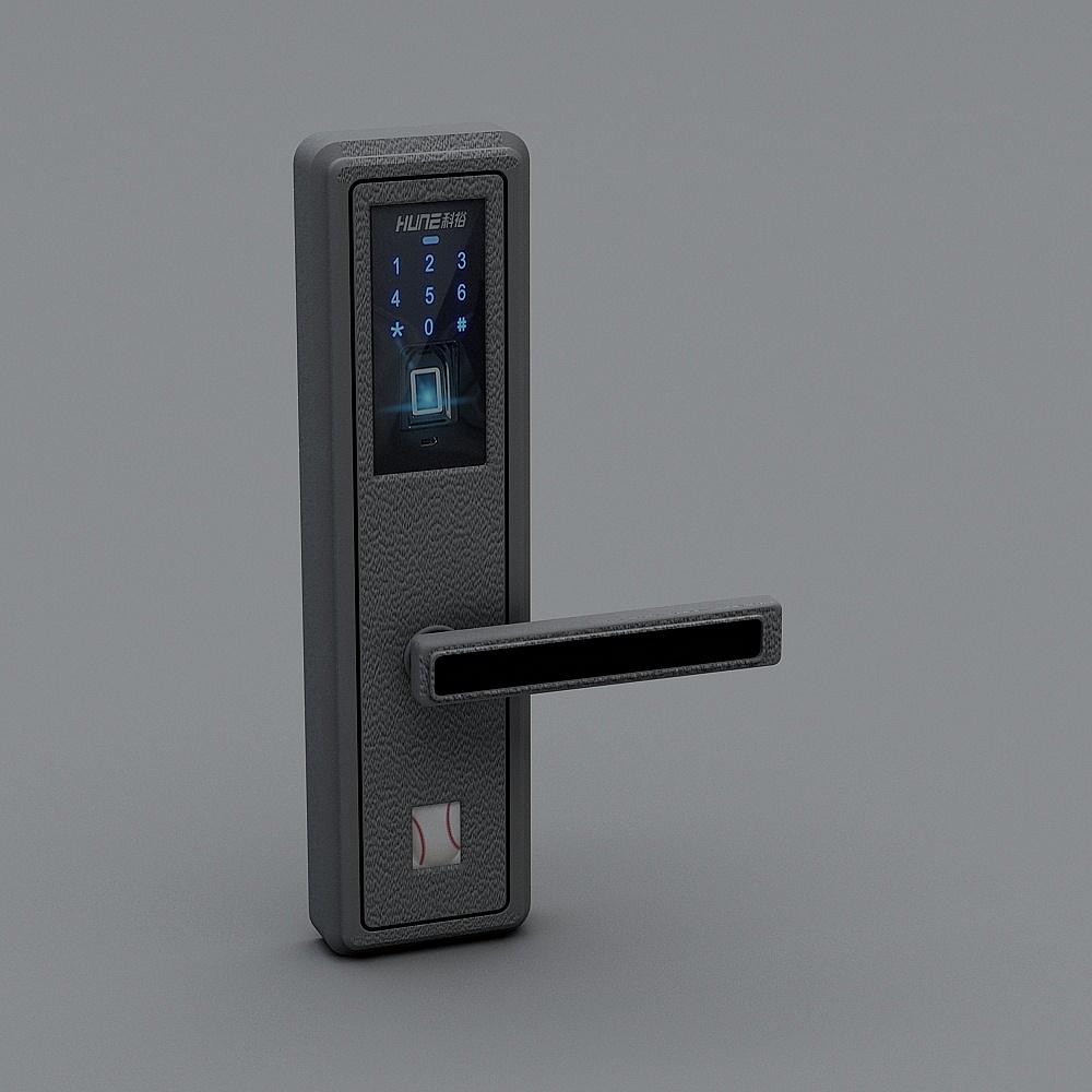 Sleek Smart Lock 3D Model for Modern Designs