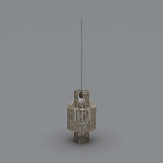 Unique Low-Polygon 3D Light Fixture Model