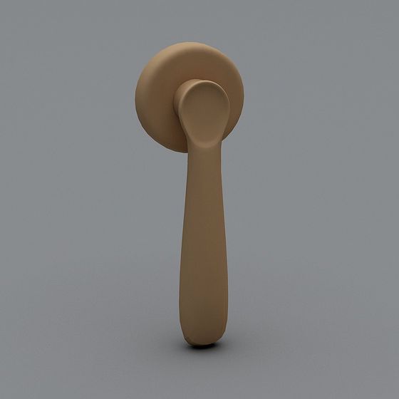 Elegant Door Handle 3D model for Creative Projects