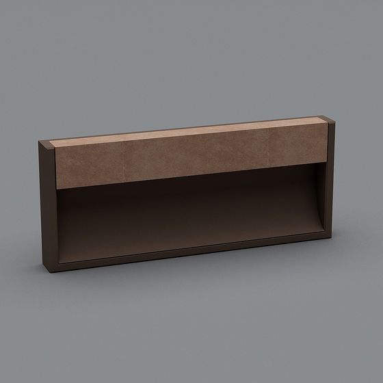 Modern Concrete Shelf 3D model