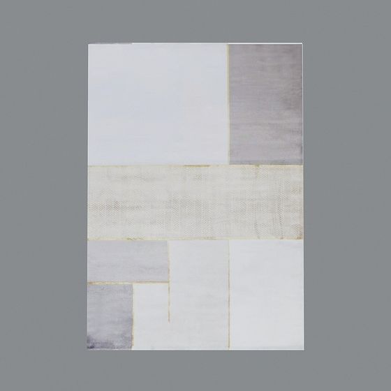 Abstract Geometric Carpet 3D model for Modern Design