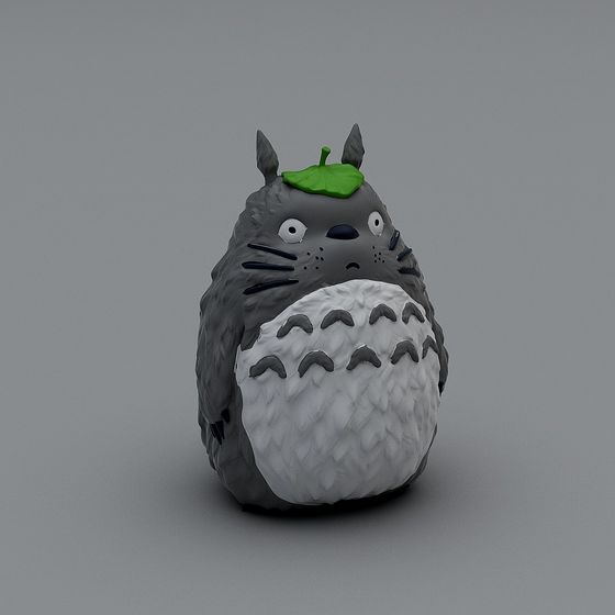 Cute Low-Poly 3D Sprite Inspired by Ghibli