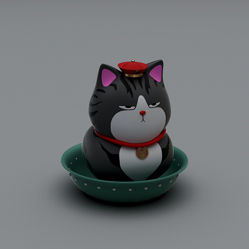 Hand-held my emperor Wan sleeping cat