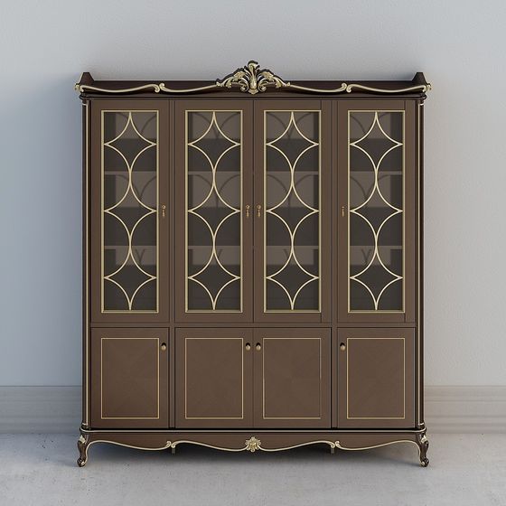 Gorgeous Bookshelf 3D model