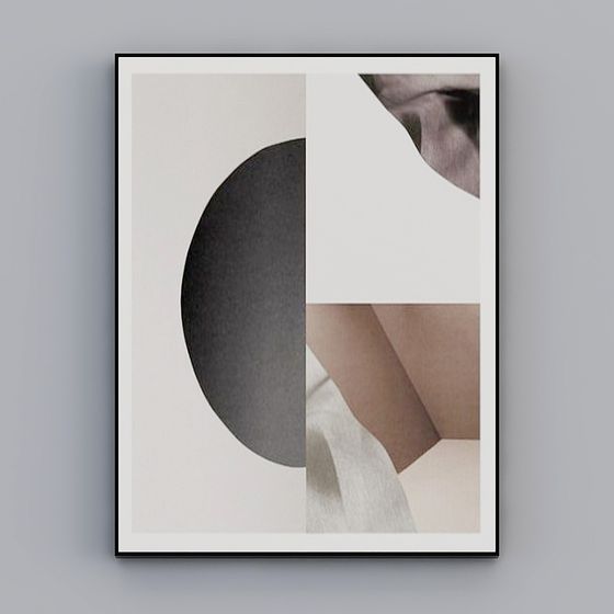 Abstract Geometric 3D Model