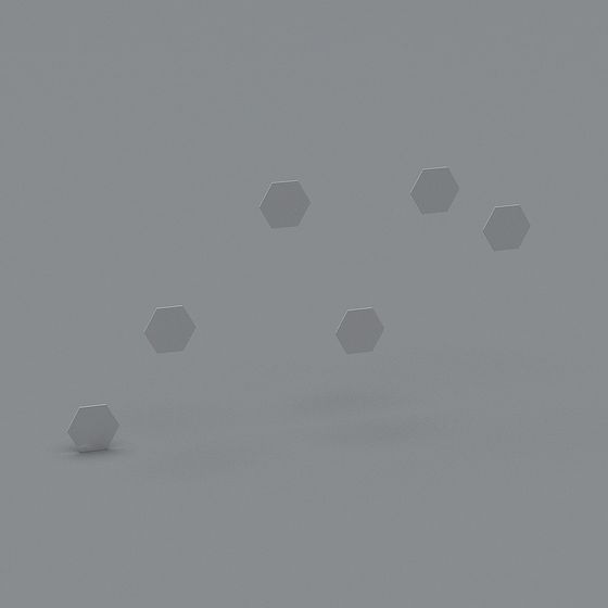 Minimalist Hexagonal 3D Model Collection