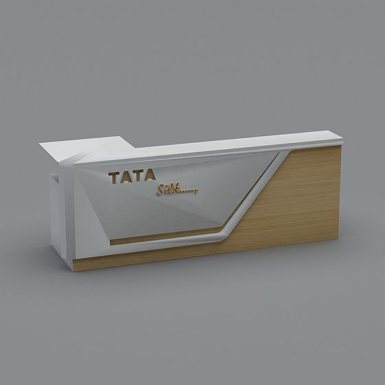 Tata Silk Reception Desk 3D model