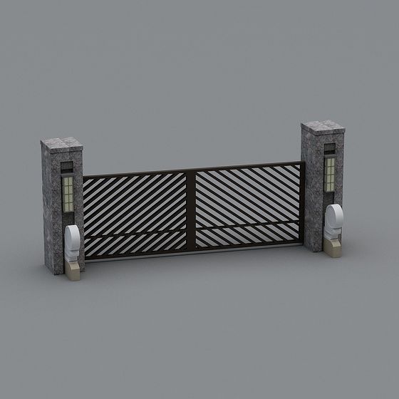 Urban Gate 3D model for Creative Spaces