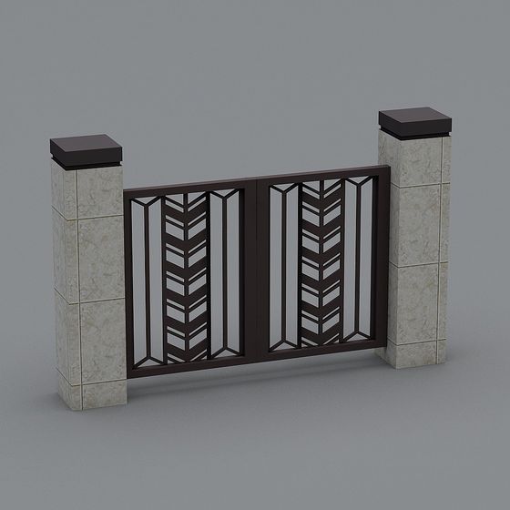 Urban Gate 3D model