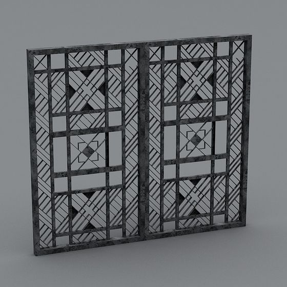 Industrial Wind Partition 3D model