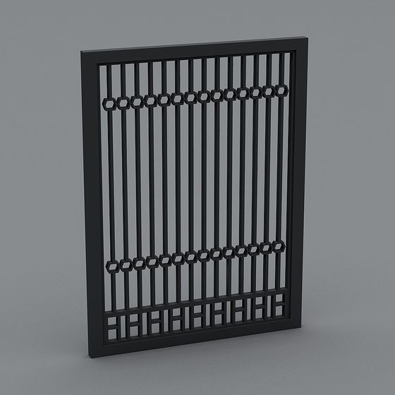 City Window 3D model for Artistic Design