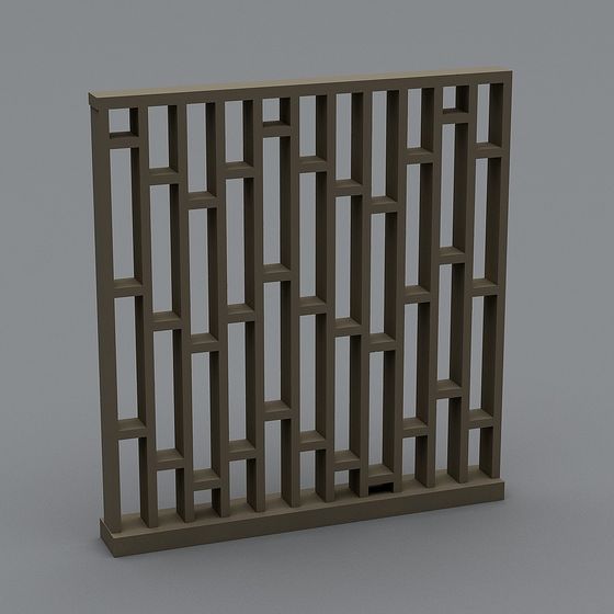 Lattice Screen 3D model for Contemporary Spaces