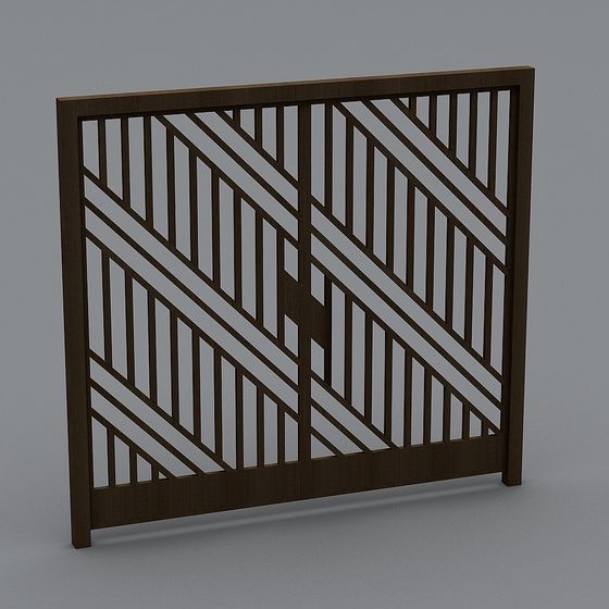 Lattice Screen 3D model for Modern Spaces