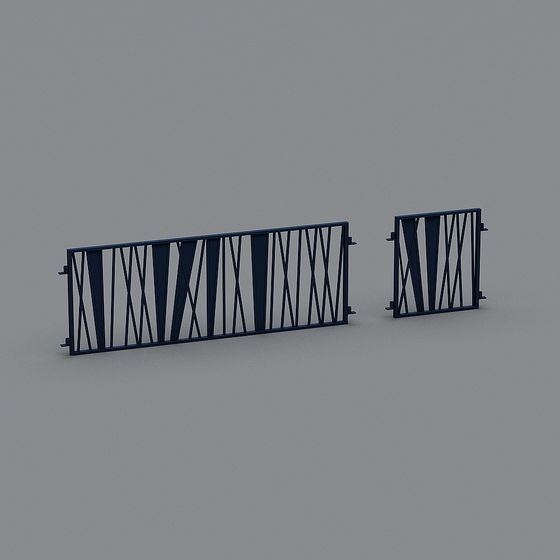 Urban Gate 3D model for Creative Projects