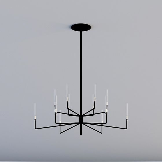 Starburst Chandelier 3D model