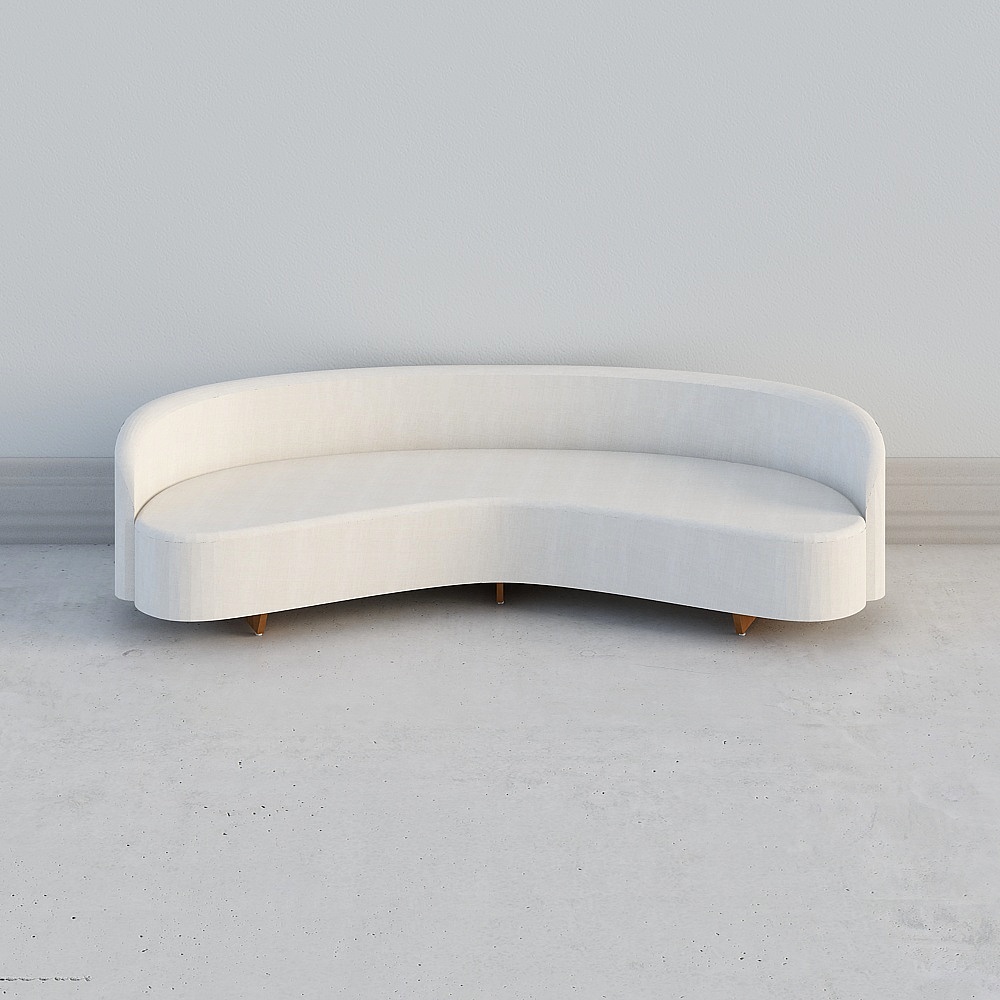 Elegant Modern Sofa 3D model