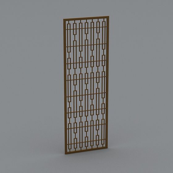 Golden Lattice Screen 3D model