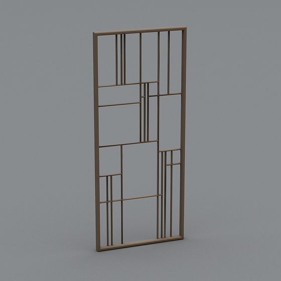 Abstract Geometric Screen 3D model