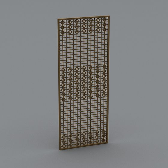 Elegant Geometric Partition 3D model