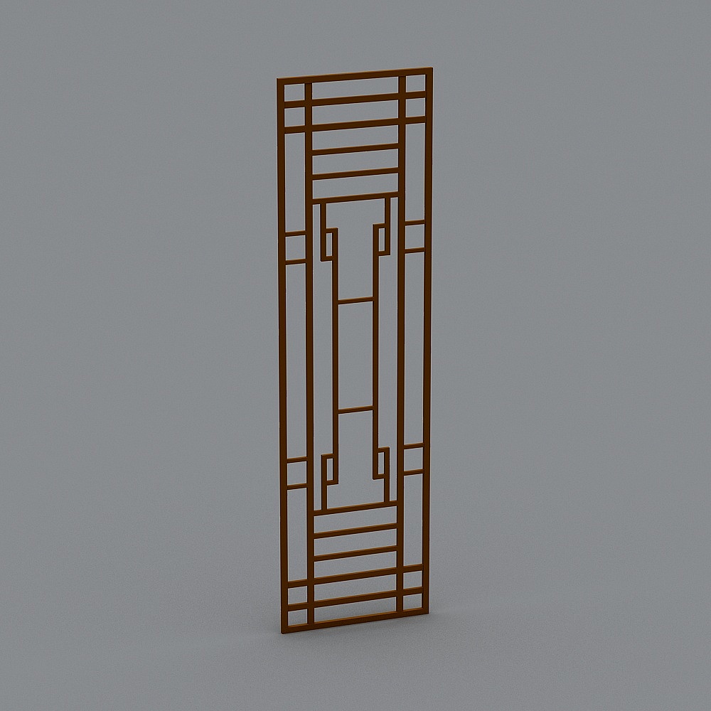Geometric Screen Model Geometric Low-Poly Screen 3D model